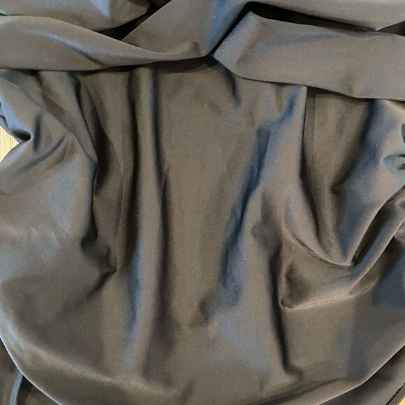 Black Halter One-Piece Swimsuit - Picture 3 of 5